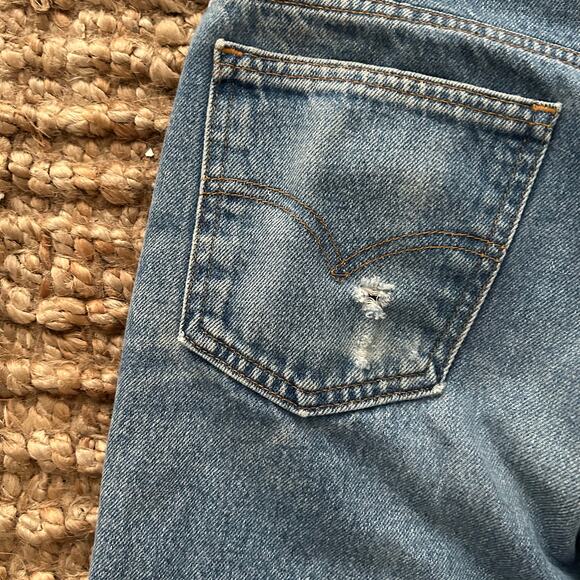 Vintage Women's Levi’s light wash 517 Bootcut Jeans – Made in USA – Size 34 - Picture 7 of 13